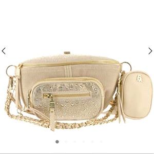 Steve Madden Maxima Crossbody Belt Bag in Blush